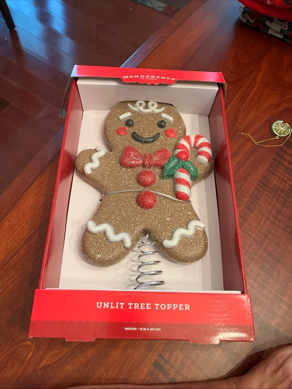 Wondershop Gingerbread Man Topper